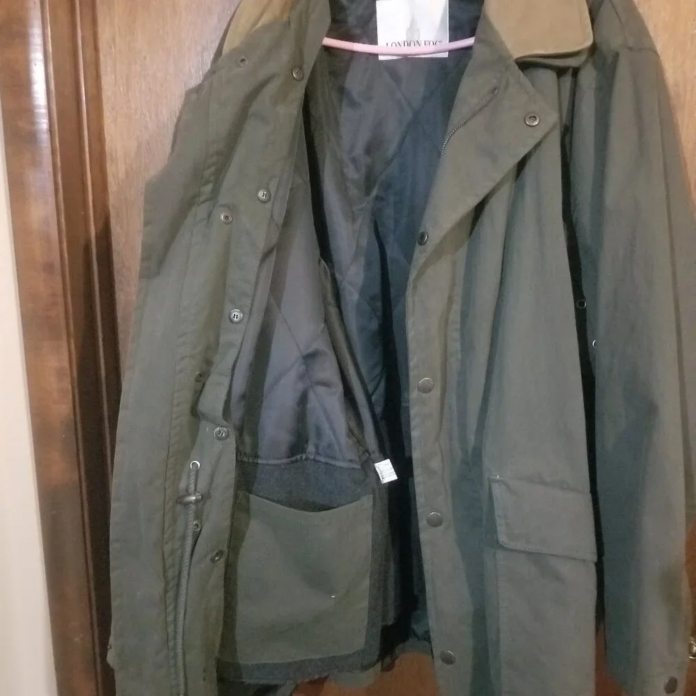 London Fog Outerwear 2 in 1 green 2X jacket - Picture 3 of 12